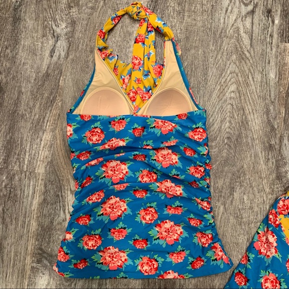NWT Matilda Jane Chase the Sun Tankini Top & Turn the Tide Swim Skirt M - Picture 7 of 8